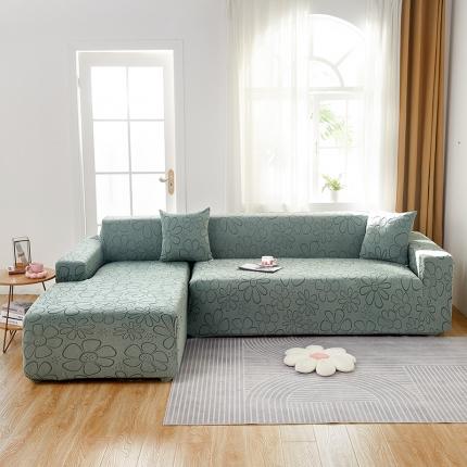 91家纺网 家纺一手货源 找家纺 （总）逐日沙发套 2023新款阳离子雕花沙发套