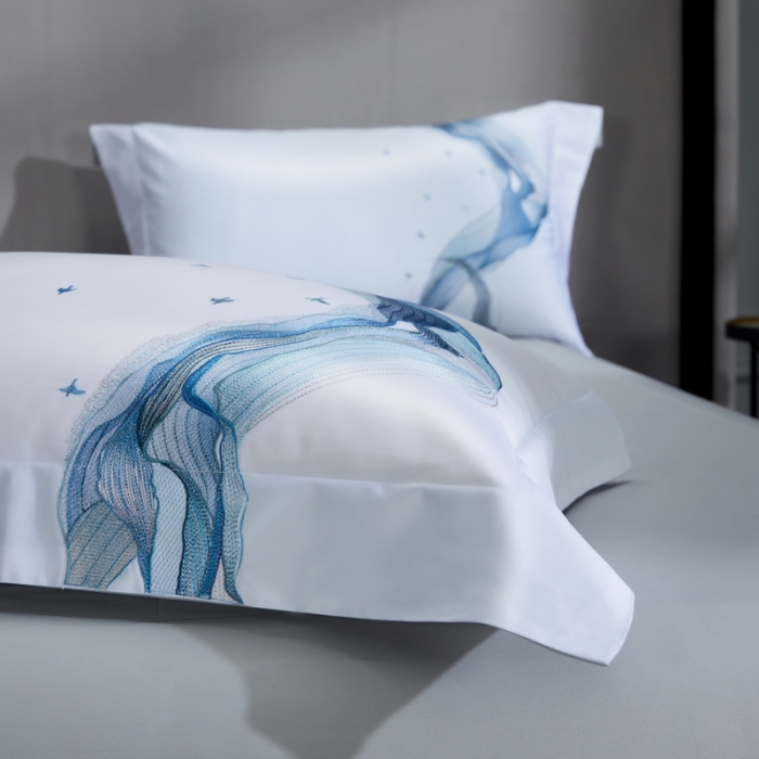 91家纺网 家纺一手货源 找家纺 缔缦 22新款100s澳棉全工艺秋冬居家四件套-奥赛 奥赛-柔白