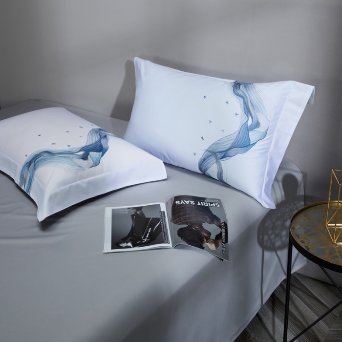 91家纺网 家纺一手货源 找家纺 缔缦 22新款100s澳棉全工艺秋冬居家四件套-奥赛 奥赛-柔白