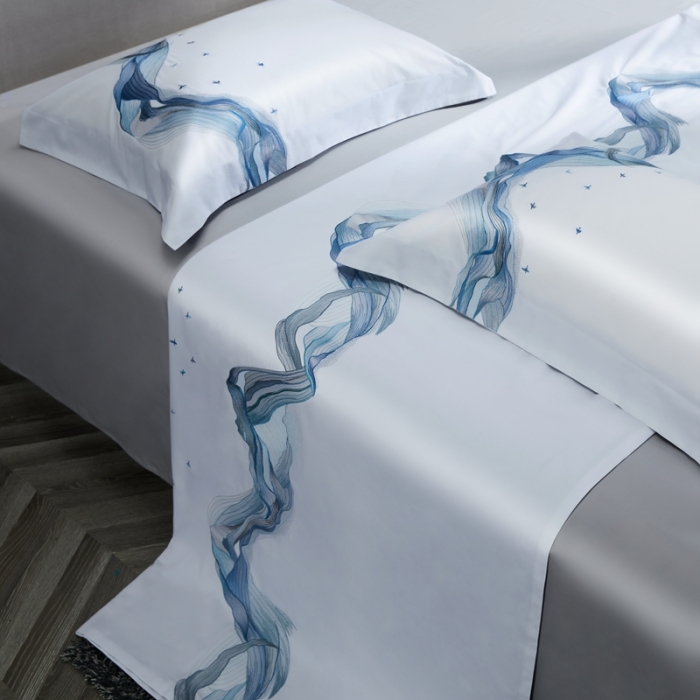 91家纺网 家纺一手货源 找家纺 缔缦 22新款100s澳棉全工艺秋冬居家四件套-奥赛 奥赛-柔白