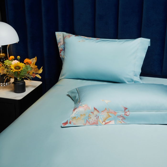 91家纺网 家纺一手货源 找家纺 缔缦 2022新款100s澳棉全工艺秋冬居家四件套-赫拉 赫拉-兰