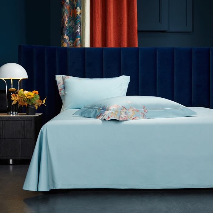 91家纺网 家纺一手货源 找家纺 缔缦 2022新款100s澳棉全工艺秋冬居家四件套-赫拉 赫拉-兰