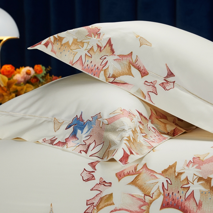 91家纺网 家纺一手货源 找家纺 缔缦 2022新款100s澳棉全工艺秋冬居家四件套-赫拉 赫拉-米白