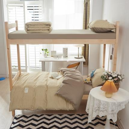 91家纺网 家纺一手货源 找家纺 （总）水墨江南 2022新款学生素色三件套