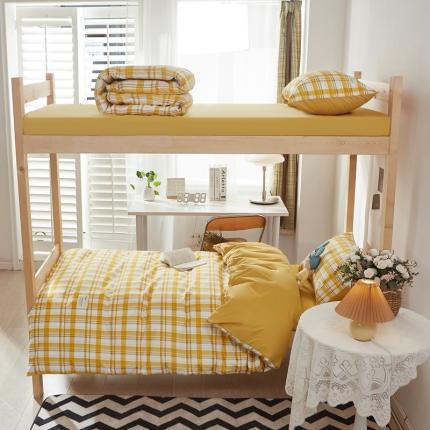 91家纺网 家纺一手货源 找家纺 （总）水墨江南 2022新款学生素色三件套