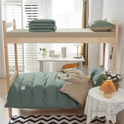 91家纺网 家纺一手货源 找家纺 （总）水墨江南 2022新款学生素色三件套