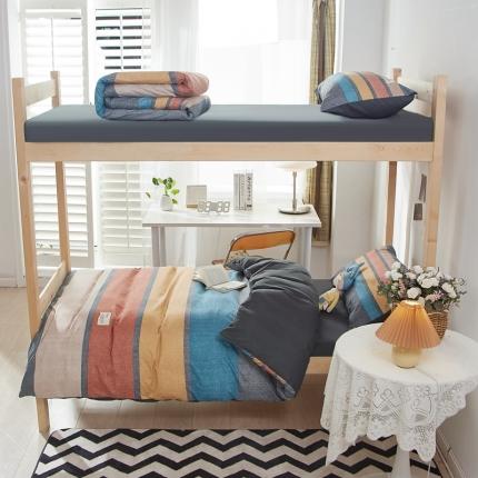 91家纺网 家纺一手货源 找家纺 （总）水墨江南 2022新款学生素色三件套