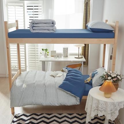 91家纺网 家纺一手货源 找家纺 （总）水墨江南 2022新款学生素色三件套