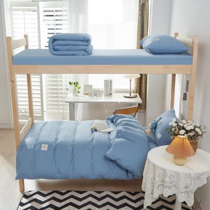 91家纺网 家纺一手货源 找家纺 （总）水墨江南 2022新款学生素色三件套