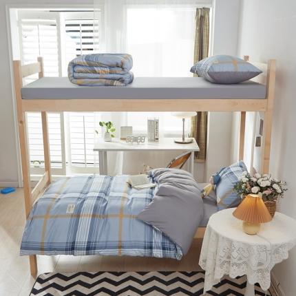 91家纺网 家纺一手货源 找家纺 （总）水墨江南 2022新款学生素色三件套