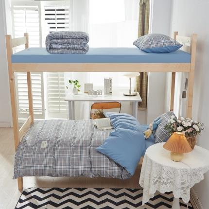 91家纺网 家纺一手货源 找家纺 （总）水墨江南 2022新款学生素色三件套