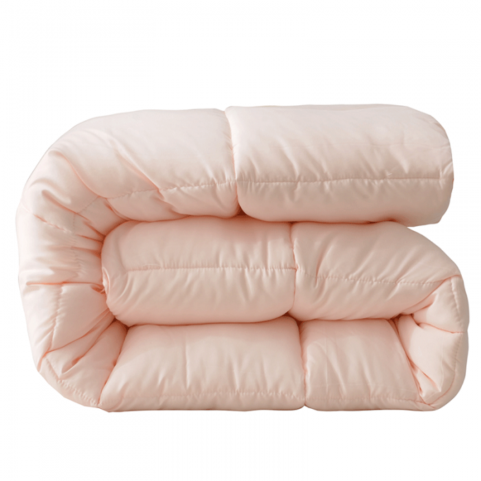 91家纺网 家纺一手货源 找家纺 德芙 2023星级酒店羽丝绒被芯民宿四季春秋冬被经典款 玉色