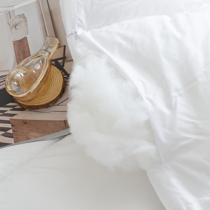 91家纺网 家纺一手货源 找家纺 德芙 2023星级酒店羽丝绒被芯民宿四季春秋冬被经典款 白色