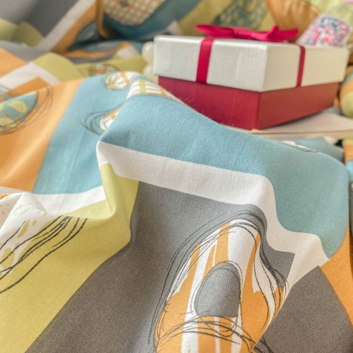 91家纺网 家纺一手货源 找家纺 黑马家居新款全棉印花喷气12868套件-单被套安妮兔