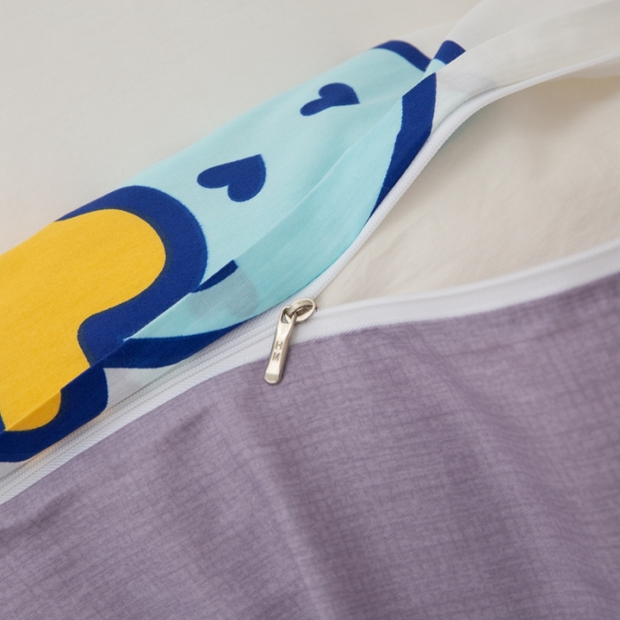 91家纺网 家纺一手货源 找家纺 黑马家居新款全棉印花喷气12868套件-单被套花韵