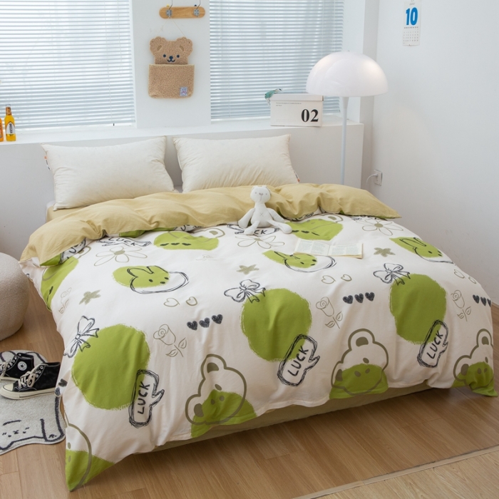 91家纺网 家纺一手货源 找家纺 黑马家居新款全棉印花喷气12868套件-单被套斑马