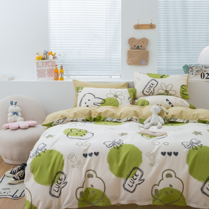 91家纺网 家纺一手货源 找家纺 黑马家居新款全棉印花喷气12868套件-单被套斑马