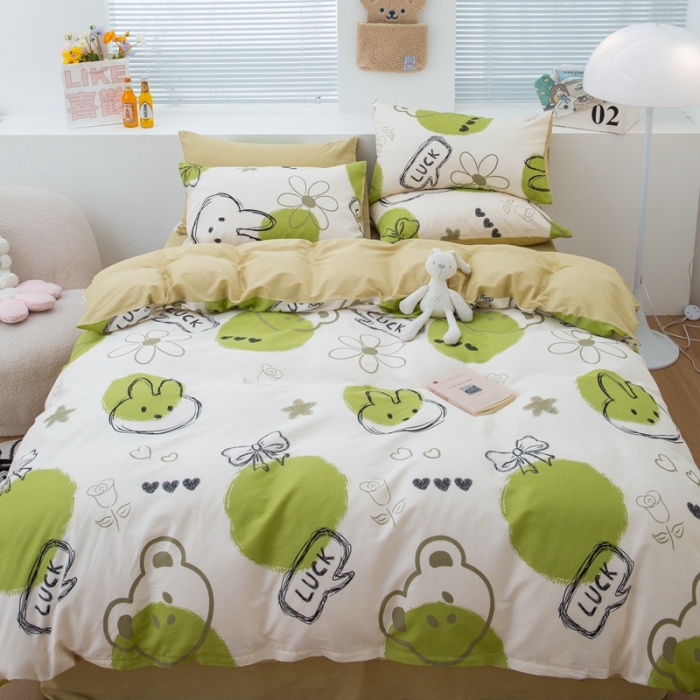 91家纺网 家纺一手货源 找家纺 黑马家居新款全棉印花喷气12868套件-单被套斑马