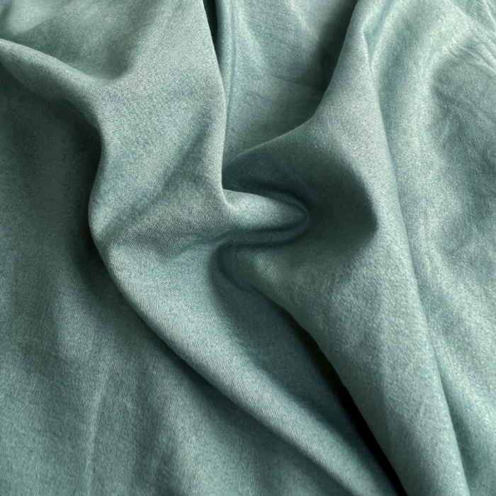 91家纺网 家纺一手货源 找家纺 优色良品 2023新款110克纯色超柔褶皱水洗棉四件套 暗夜绿