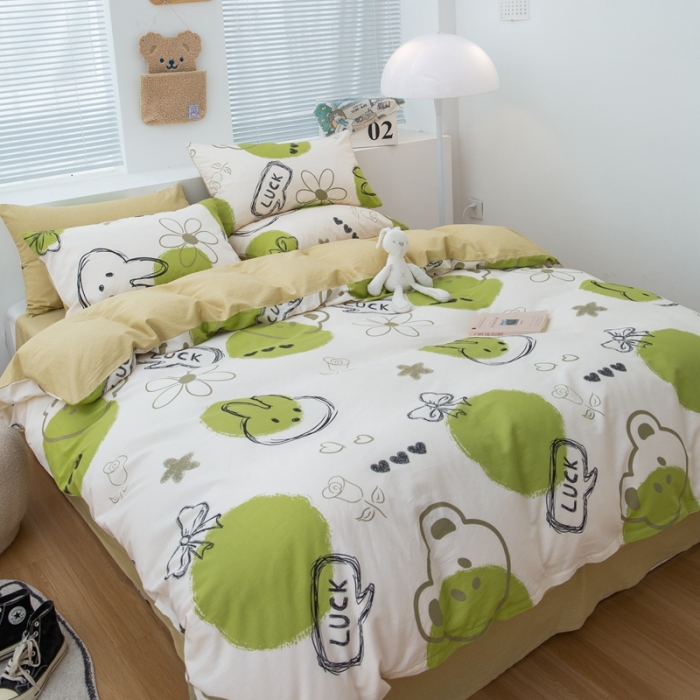 91家纺网 家纺一手货源 找家纺 黑马家居新款全棉印花喷气12868套件-单被套斑马