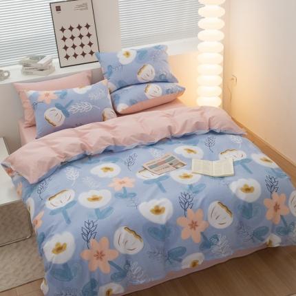 黑马家居新款全棉印花喷气12868套件-单被套乐天派