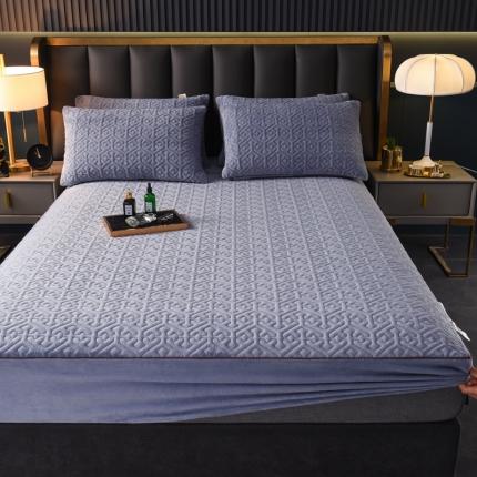 91家纺网 家纺一手货源 找家纺 好眠好梦家纺 2023新款大豆纤维抗菌牛奶绒床笠