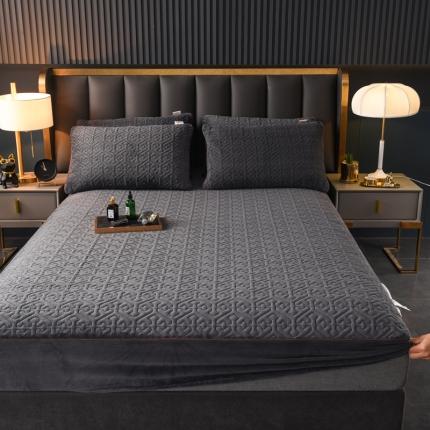 91家纺网 家纺一手货源 找家纺 好眠好梦家纺 2023新款大豆纤维抗菌牛奶绒床笠