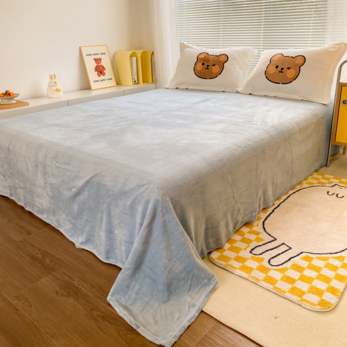 91家纺网 家纺一手货源 找家纺 （总）慕尚 2022爆款大版高克重印花牛奶绒四件套