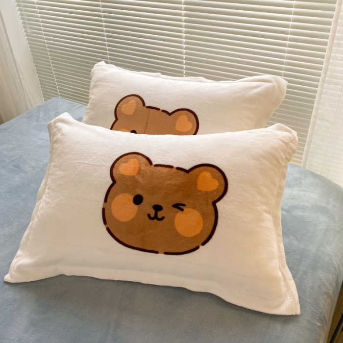 91家纺网 家纺一手货源 找家纺 （总）慕尚 2022爆款大版高克重印花牛奶绒四件套