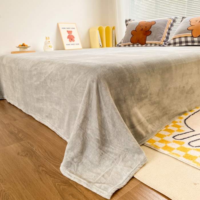 91家纺网 家纺一手货源 找家纺 慕尚 2022爆款大版高克重印花牛奶绒四件套 好朋友