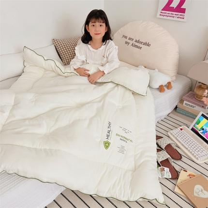 91家纺网 家纺一手货源 找家纺 （总） 2023新款纯色儿童夏被春秋被冬被成人加厚