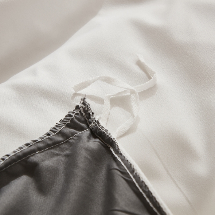 91家纺网 家纺一手货源 找家纺 啊雅家居 新款ins学生宿舍双拼纯色磨毛三件套 米白加深灰