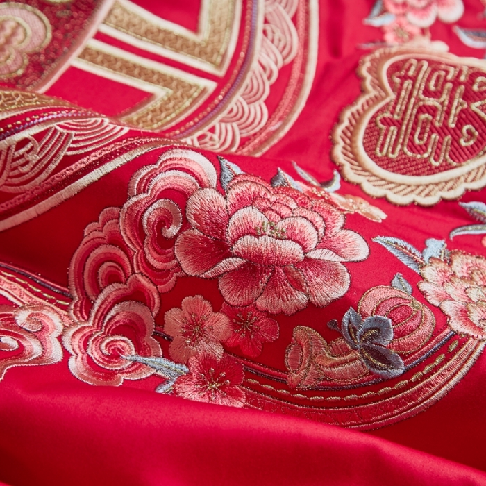 91家纺网 家纺一手货源 找家纺 （总）高大尚 2022新品40s全工艺喷气纯棉系列-喜事成双