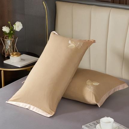 91家纺网 家纺一手货源 找家纺 （总）丰淘2022新款水洗棉绣花枕套-枫林晚