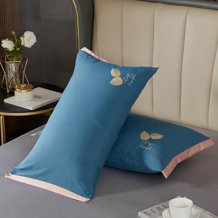 91家纺网 家纺一手货源 找家纺 （总）丰淘2022新款水洗棉绣花枕套-枫林晚