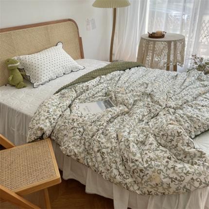 91家纺网 家纺一手货源 找家纺 （总）源启生活 2022新款嵌绳包边韩国豆豆四季被被子被芯