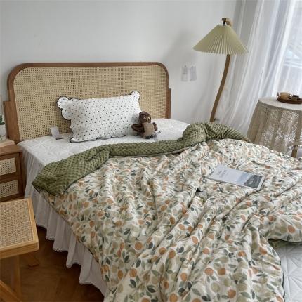 91家纺网 家纺一手货源 找家纺 （总）源启生活 2022新款嵌绳包边韩国豆豆四季被被子被芯