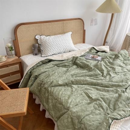 91家纺网 家纺一手货源 找家纺 （总）源启生活 2022新款嵌绳包边韩国豆豆四季被被子被芯
