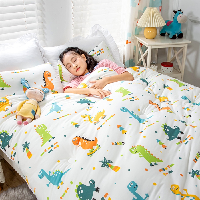 91家纺网 家纺一手货源 找家纺 （总）天瑜家纺2023新款A类针织棉冬被儿童冬被