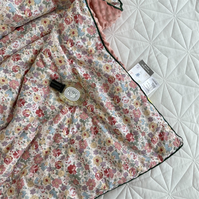 91家纺网 家纺一手货源 找家纺 源启生活 2022新款嵌绳包边韩国豆豆四季被被子被芯 淑雅