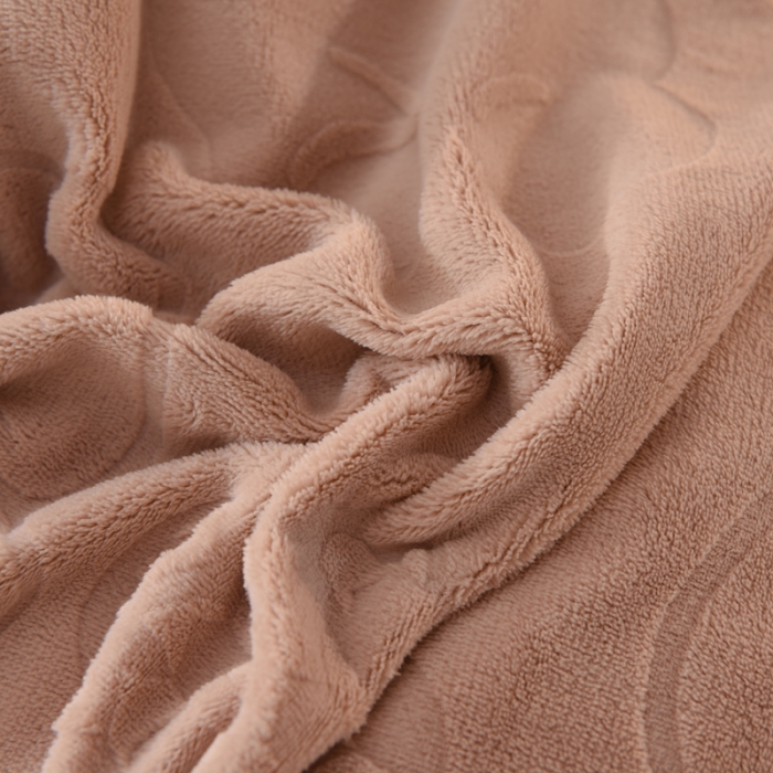 91家纺网 家纺一手货源 找家纺 （总）绒世界 2024秋冬韩版雕花牛奶绒四件套