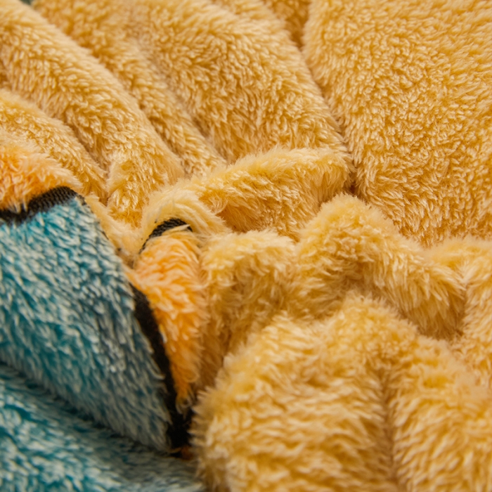 91家纺网 家纺一手货源 找家纺 梦初语 2022新款加厚保暖雪花绒加羊羔绒冬被 恐龙宝贝