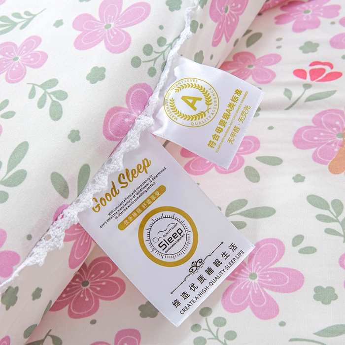 91家纺网 家纺一手货源 找家纺 天瑜家纺 2023新款A类针织棉冬被 花草兔子