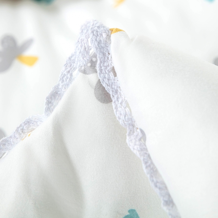 91家纺网 家纺一手货源 找家纺 天瑜家纺 2023新款A类针织棉冬被 小清新白