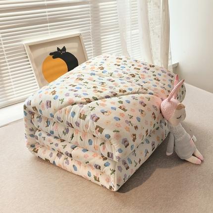 91家纺网 家纺一手货源 找家纺 （总）梦初语 2022年A类针织棉大豆纤维冬被