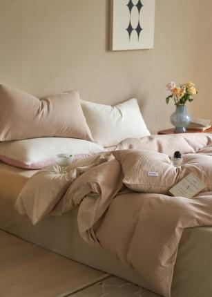 91家纺网 家纺一手货源 找家纺 （总）时光里 2022新款60支纯棉华夫格系列-被套