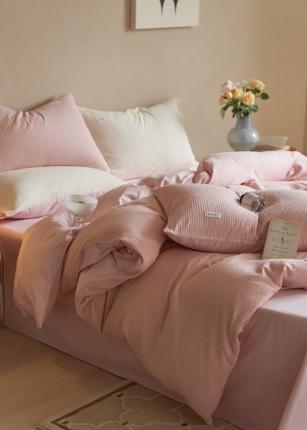 91家纺网 家纺一手货源 找家纺 （总）时光里 2022新款60支纯棉华夫格系列-被套