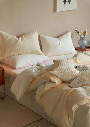 91家纺网 家纺一手货源 找家纺 （总）时光里 2022新款60支纯棉华夫格系列-被套