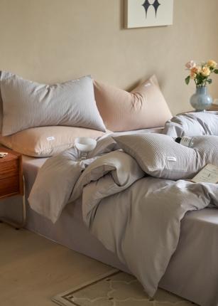 91家纺网 家纺一手货源 找家纺 （总）时光里 2022新款60支纯棉华夫格系列-被套