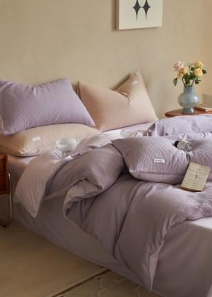 91家纺网 家纺一手货源 找家纺 （总）时光里 2022新款60支纯棉华夫格系列-被套